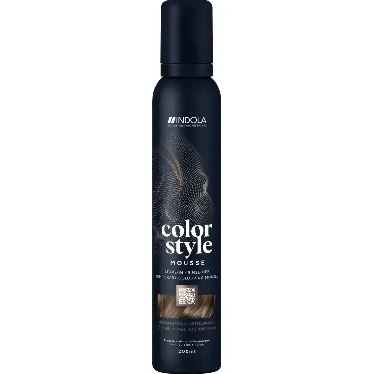 INDOLA Color Style Mousse Medium Brown 200ml