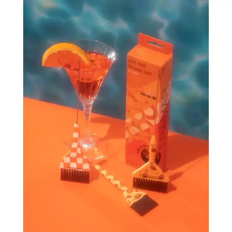 Puttin' On the Spritz - Pin Tail Brush Set 3pcs