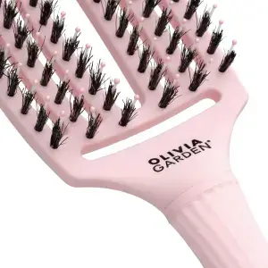 Fingerbrush Care Iconic Boar&Nylon Pastel Pink M