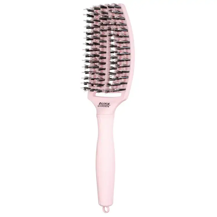 Fingerbrush Care Iconic Boar&Nylon Pastel Pink M