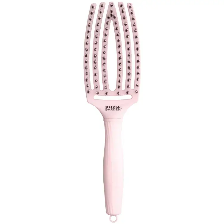 Fingerbrush Care Iconic Boar&Nylon Pastel Pink M